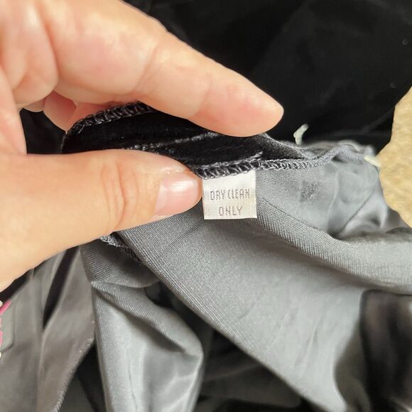 New VTG Black Formal Dress Elegant Wedding Evening Sexy SZ S Tom and Linda Platt - Picture 7 of 12